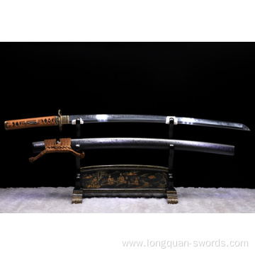 Flame Patterned Viper Slashing Katana-T10 Steel